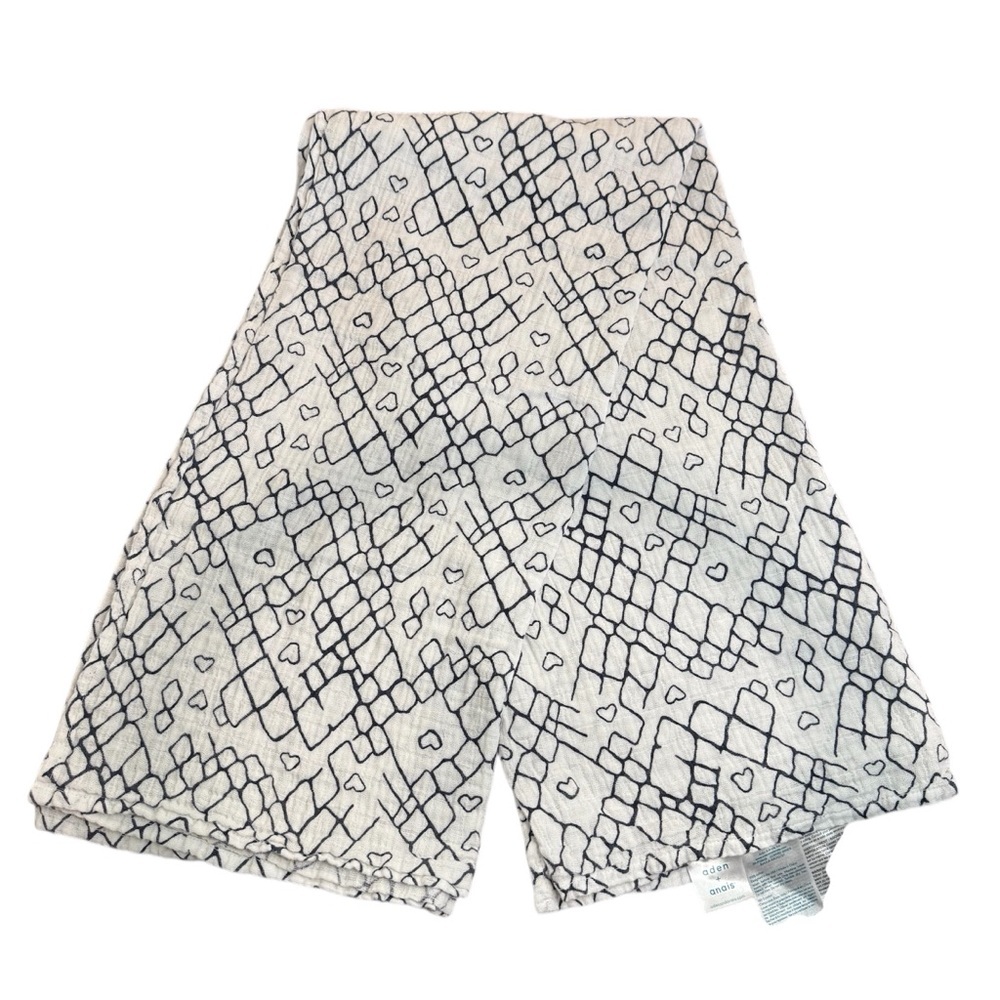 aden + anais Navy Geometric Patterned Fabric
